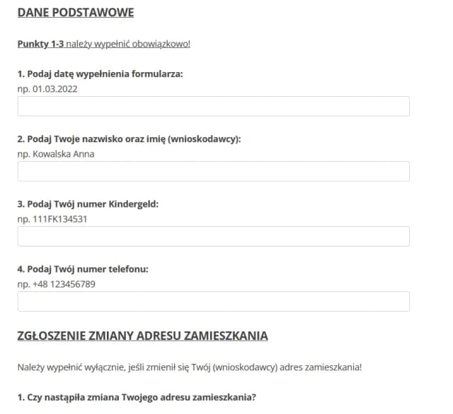 Jak wypełnić wniosek o zasiłek rodzinny w Niemczech - wzór i porady Jak wypełnić wniosek o zasiłek rodzinny w Niemczech - wzór i porady